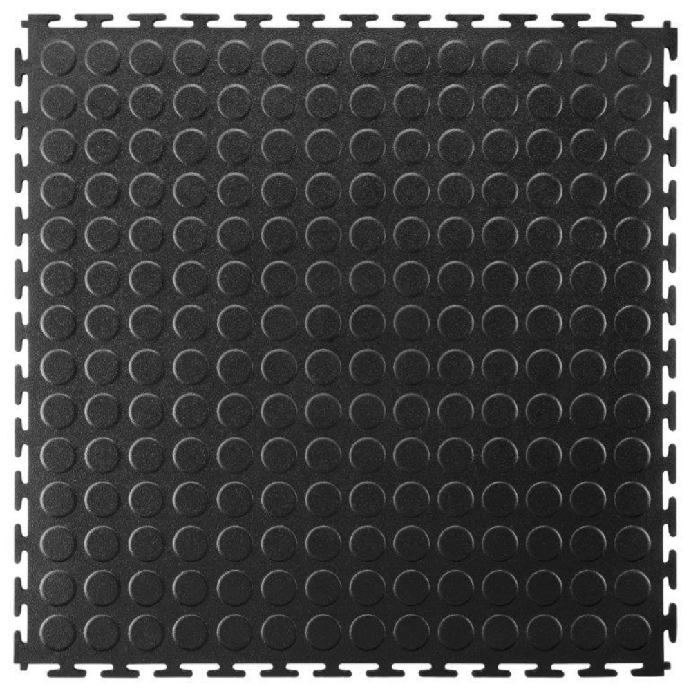 Produktabbildung Nr. 3: COBA PVC-Bodenfliese, Noppenoptik, BxL 500 x 500 mm, schwarz