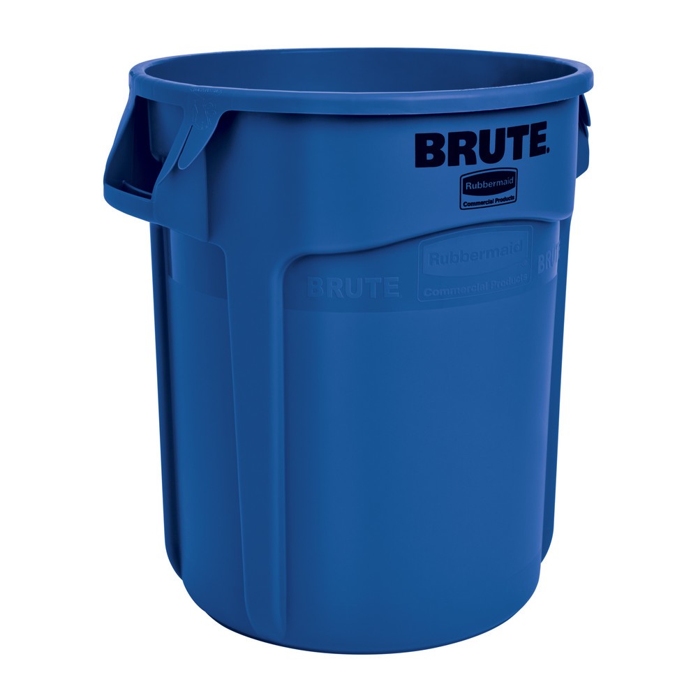 Produktabbildung: BRUTE® Container, lebensmittelecht, blau, ø 495 x 581 mm