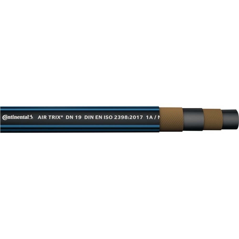 Produktabbildung: CONTINENTAL Pressluftschlauch AIR TRIX®, Länge 40 m, Innen-Ø 19 mm Außen-Ø 31 mm, Rolle, schwarz SBR