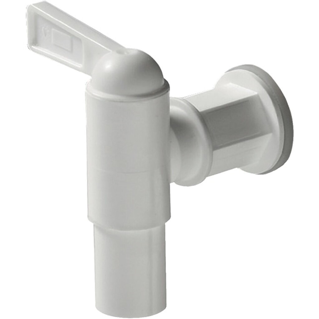 CRAEMER Ablaufhahn, 19,05 (¾″) mm, Kunststoff weiß Produktabbildung: CRAEMER Ablaufhahn, 19,05 (¾″) mm, Kunststoff weiß