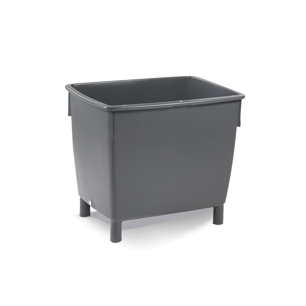 Produktabbildung: CRAEMER Großbehälter aus Polyethylen, 210 Liter, basaltgrau