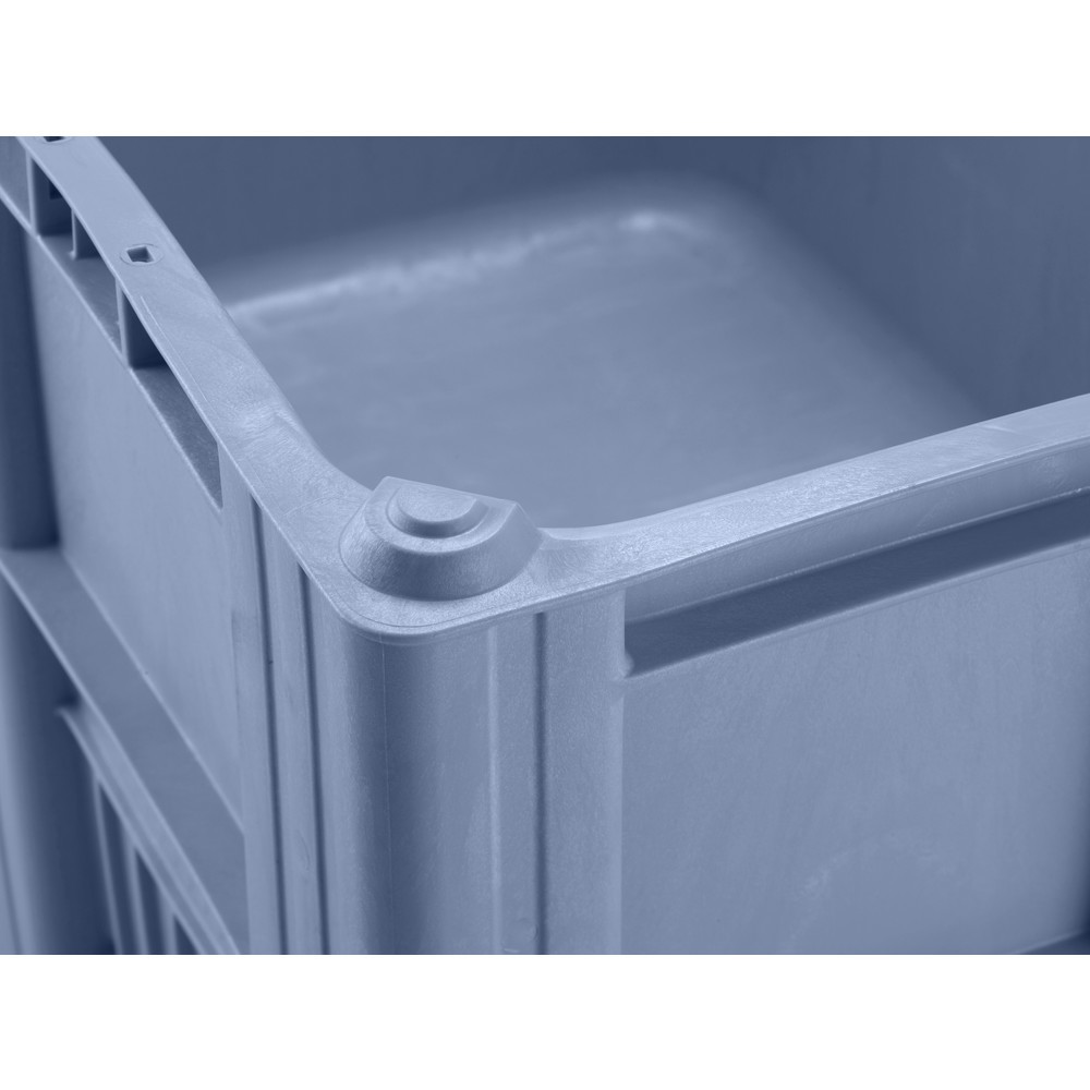 Produktabbildung Nr. 2: CRAEMER Palettenbox, 1.200 x 800 x 760 mm, 3 Kufen, blau