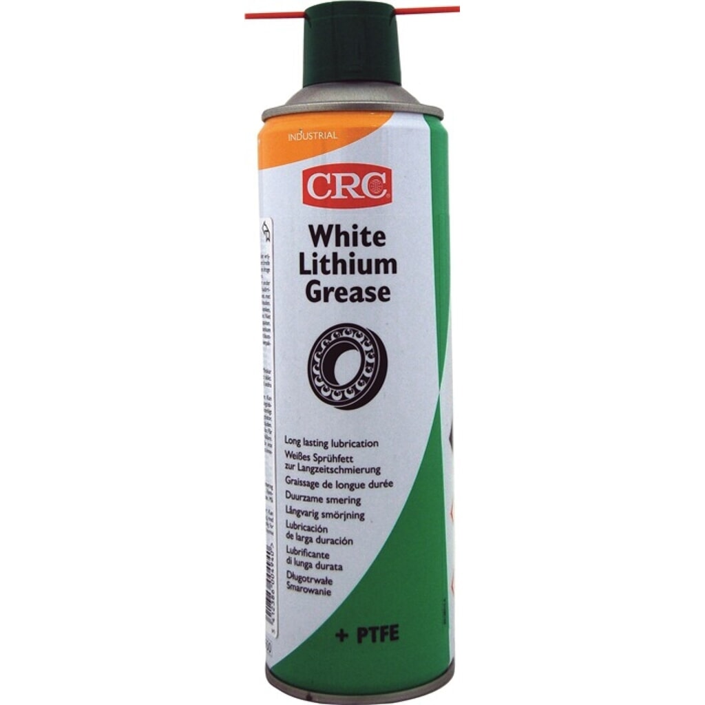 CRC Sprühfett WHITE LITHIUM GREASE weiß 500 ml Spraydose Produktabbildung: CRC Sprühfett WHITE LITHIUM GREASE weiß 500 ml Spraydose
