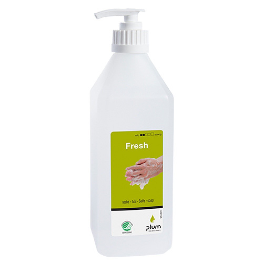 Produktabbildung: B-Safety Cremeseife plum fresh, 600 ml Pumpflasche
