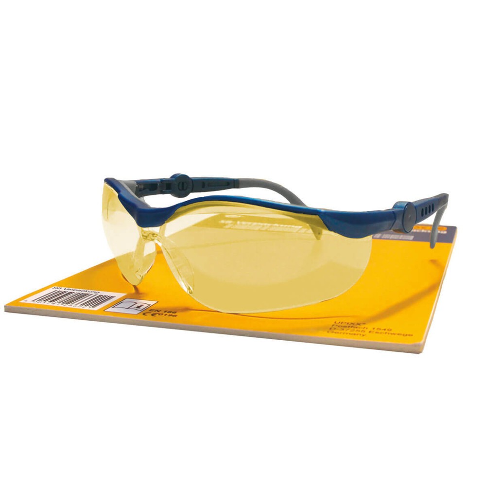 Produktabbildung: CYCLE gelb Ergonomic Schutzbrille