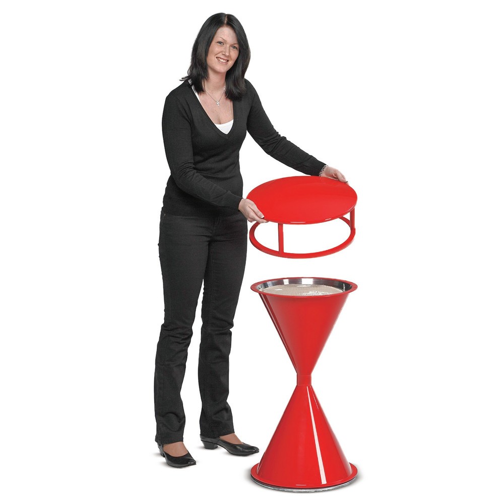 Produktabbildung: Dach für VAR® Standascher CLASSIC, Kunststoff, verkehrsrot