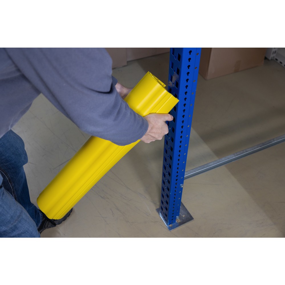 Produktabbildung Nr. 11: Dancop d-flexx Anfahrschutz für Regale Alfa, aus Kunststoff, Innenmaß HxB 400 x 100-125 mm