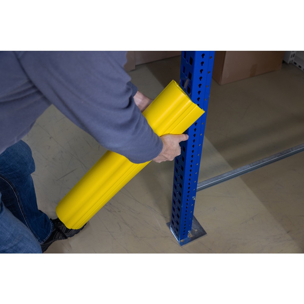 Produktabbildung Nr. 12: Dancop d-flexx Anfahrschutz für Regale Alfa, aus Kunststoff, Innenmaß HxB 600 x 100-125 mm