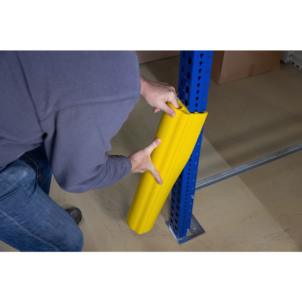 Produktabbildung Nr. 12: Dancop d-flexx Anfahrschutz für Regale Alfa, aus Kunststoff, Innenmaß HxB 400 x 100-125 mm