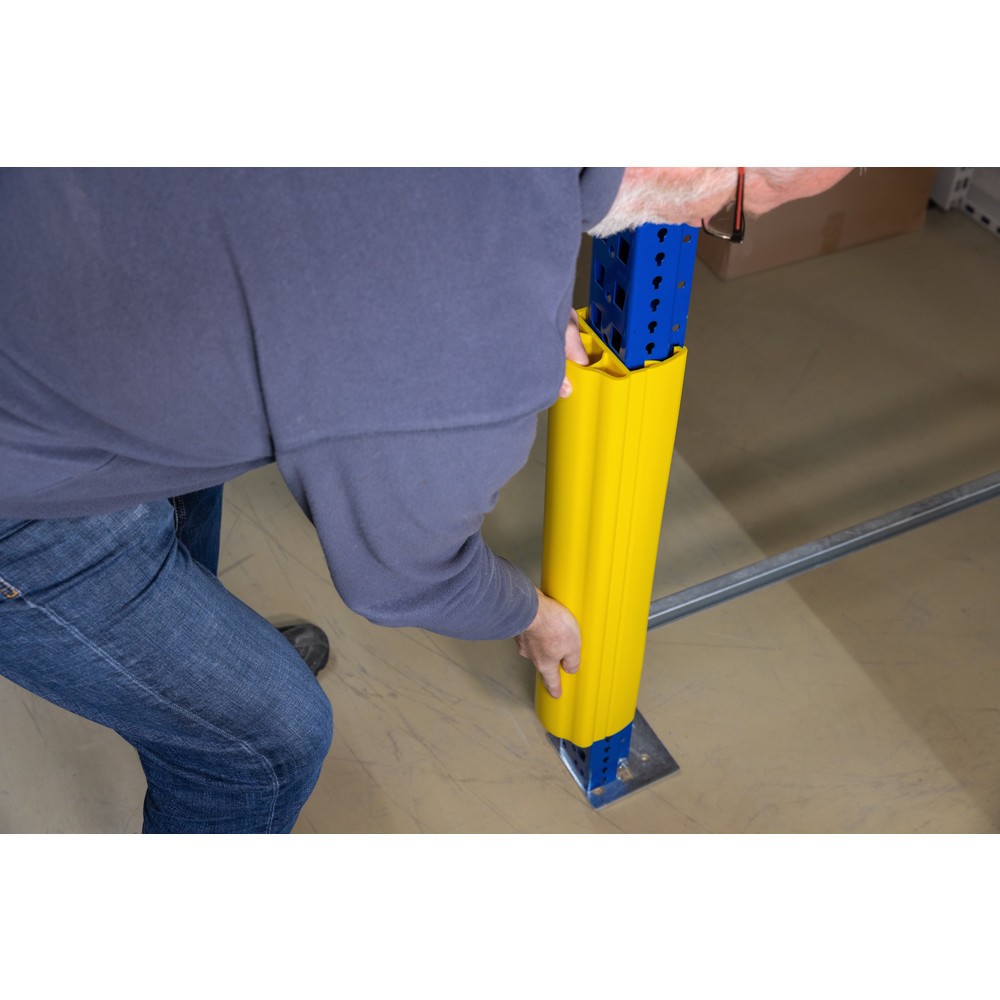 Produktabbildung Nr. 16: Dancop d-flexx Anfahrschutz für Regale Alfa, aus Kunststoff, Innenmaß HxB 600 x 100-125 mm