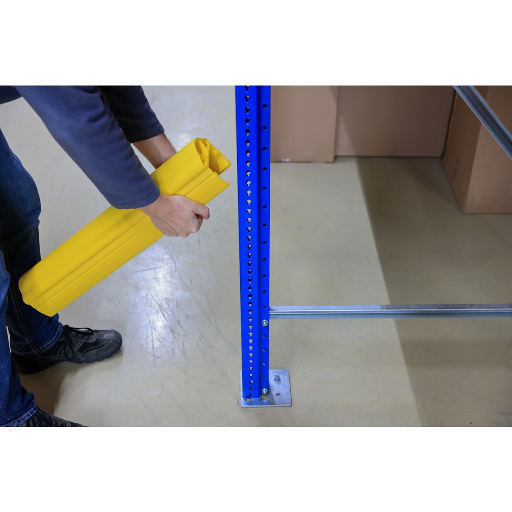 Produktabbildung Nr. 11: Dancop d-flexx Anfahrschutz für Regale Alfa, aus Kunststoff, Innenmaß HxB 600 x 100-125 mm