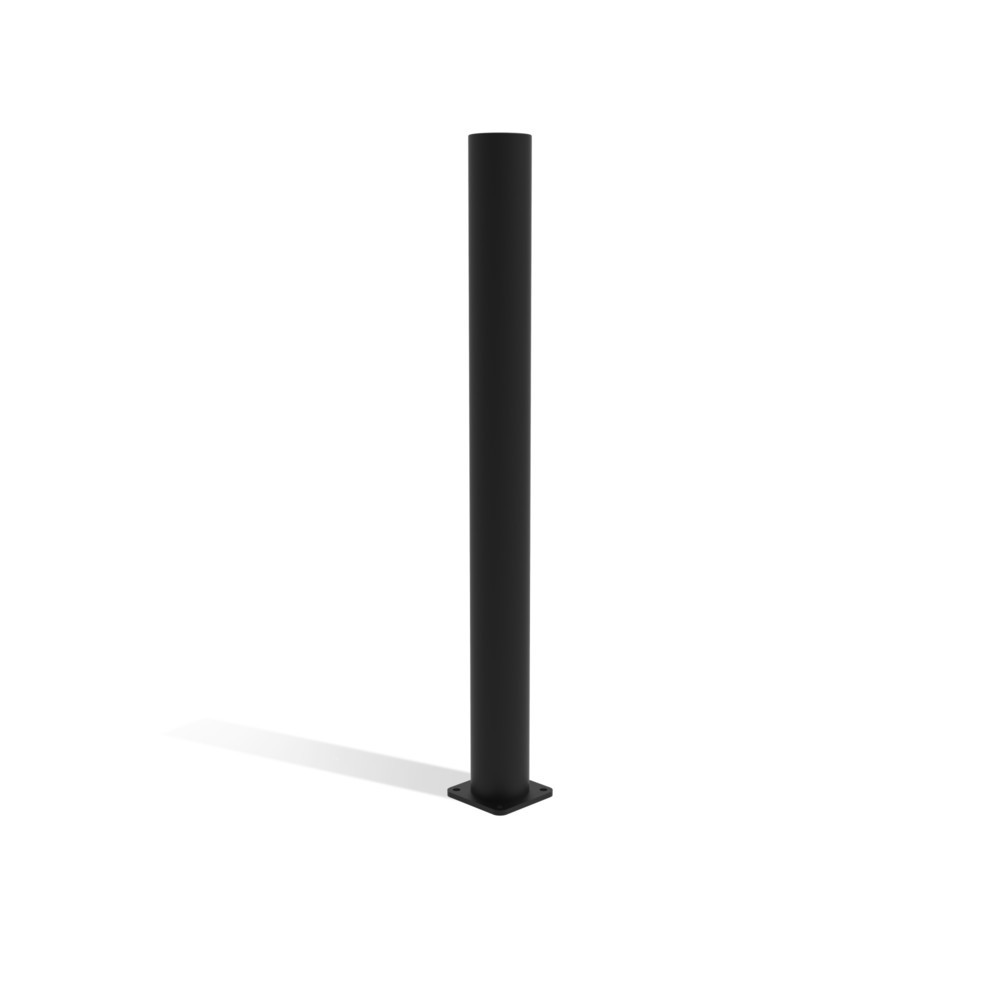 Produktabbildung Nr. 4: Dancop Anfangs-/Endpfosten für Schwingtür von Sicherheitsgeländer "Delta", Innen- und Außenbereich, 1.200 mm Höhe