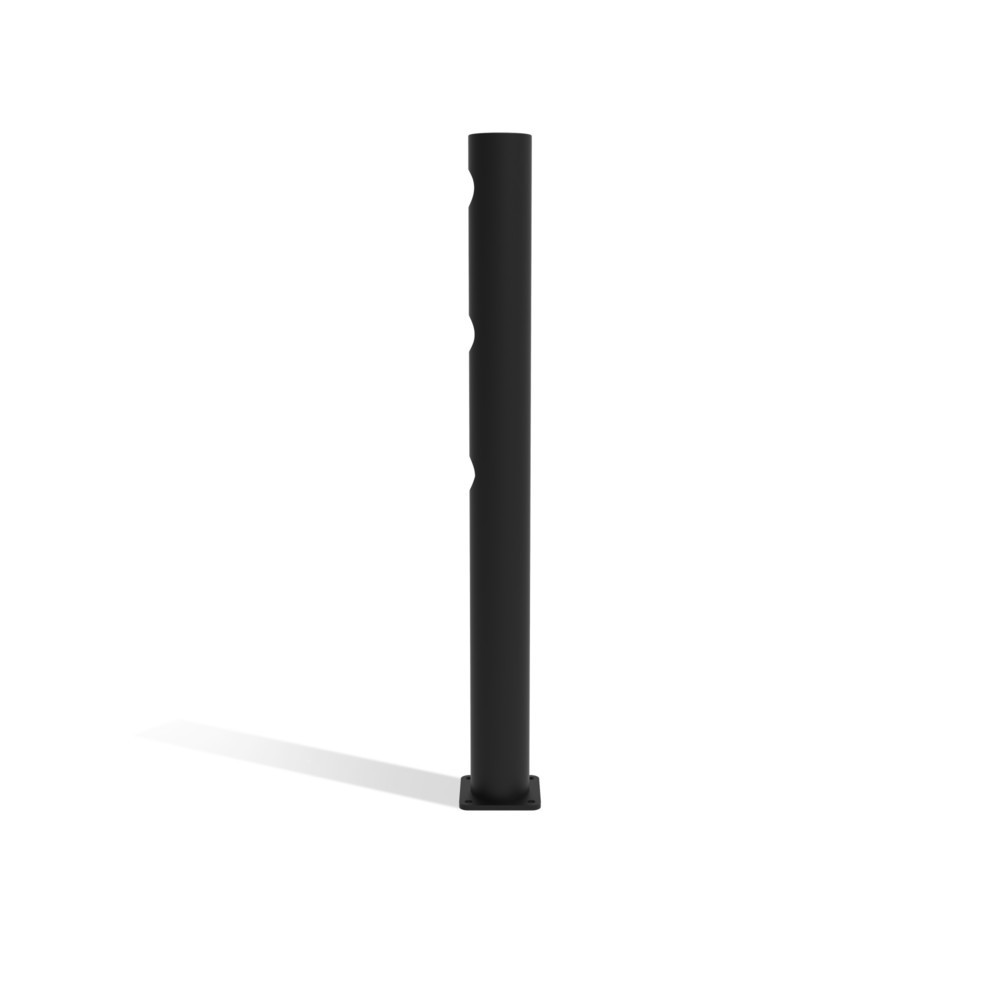 Produktabbildung Nr. 5: Dancop Eckpfosten für Schwingtür von Sicherheitsgeländer "Delta", links, Innen- und Außenbereich, 1.200 mm Höhe