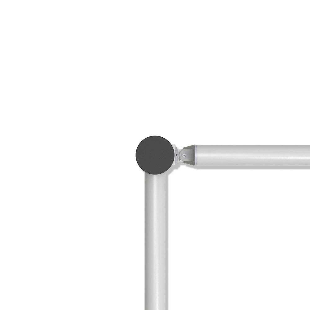 Produktabbildung Nr. 10: Dancop Eckpfosten für Schwingtür von Sicherheitsgeländer "Delta", rechts, Innen- und Außenbereich, 1.200 mm Höhe