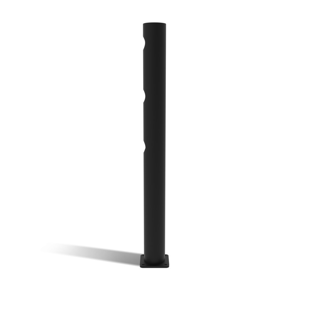 Produktabbildung Nr. 3: Dancop Endpfosten für  Sicherheitsgeländer "Delta", Innen- und Außenbereich, 1.200 mm Höhe