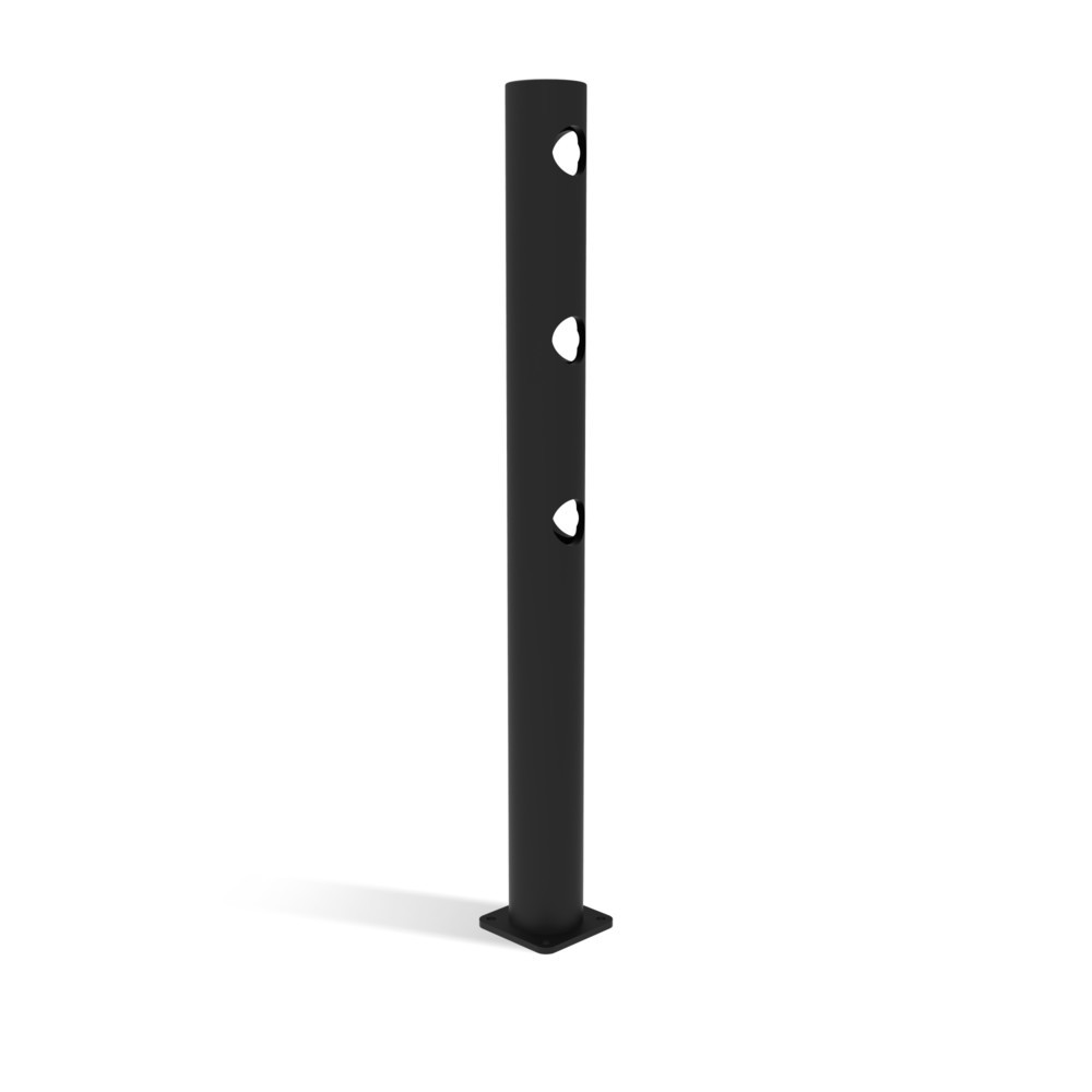 Produktabbildung Nr. 6: Dancop Eckpfosten für  Sicherheitsgeländer "Delta", Innen- und Außenbereich, 1.200 mm Höhe