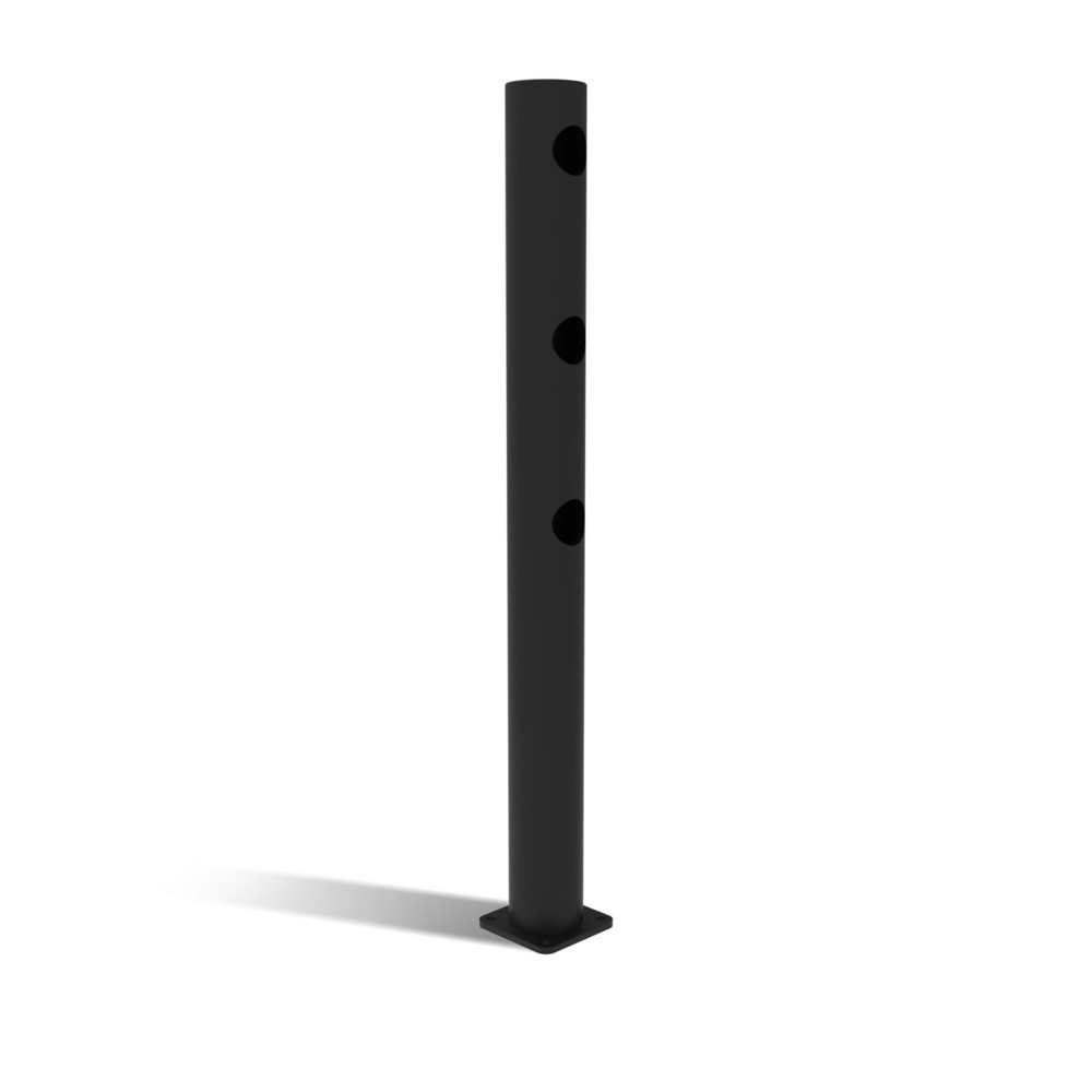 Produktabbildung Nr. 8: Dancop Endpfosten für  Sicherheitsgeländer "Delta", Innen- und Außenbereich, 1.200 mm Höhe