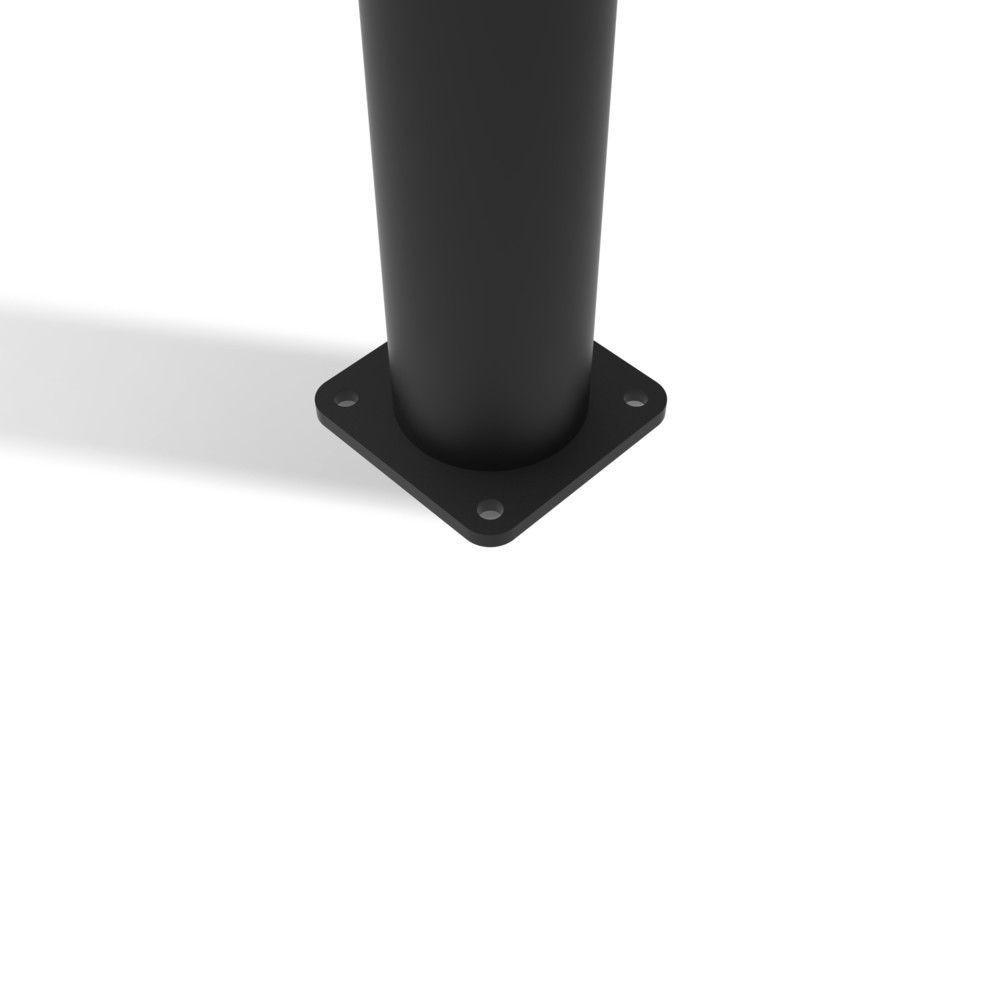 Produktabbildung Nr. 9: Dancop Eckpfosten für  Sicherheitsgeländer "Delta", Innen- und Außenbereich, 1.200 mm Höhe