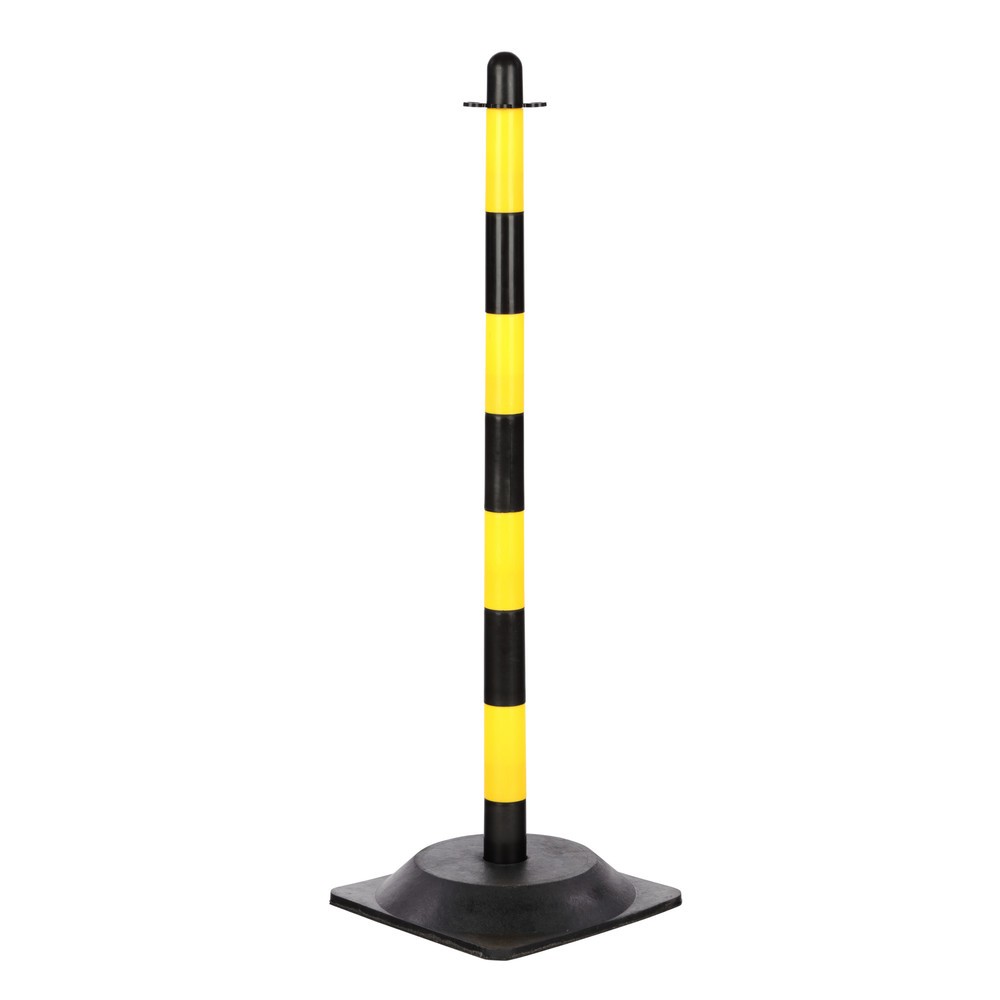 Produktabbildung Nr. 2: dancop Kettenständer-Set LKP, 10 m Kunststoffkette, gelb/schwarz, 6 Stk/VE