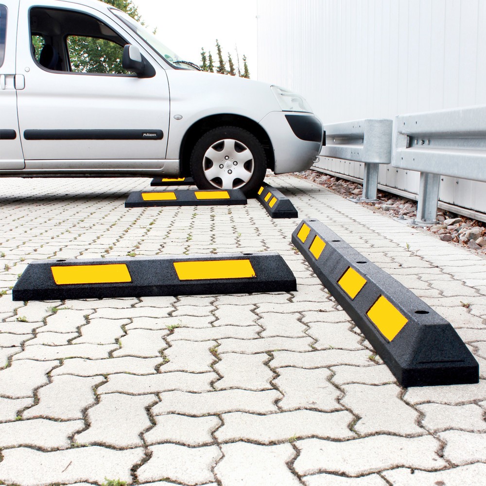 Produktabbildung Nr. 11: dancop Parkplatzbegrenzung PS180, Breite 1.820 mm, gelb/schwarz