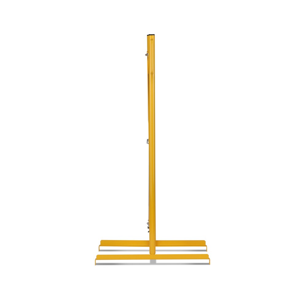 Produktabbildung Nr. 3: dancop Scherengitter, Standfuß beidseitig, Breite 3.600 mm, schwarz/gelb