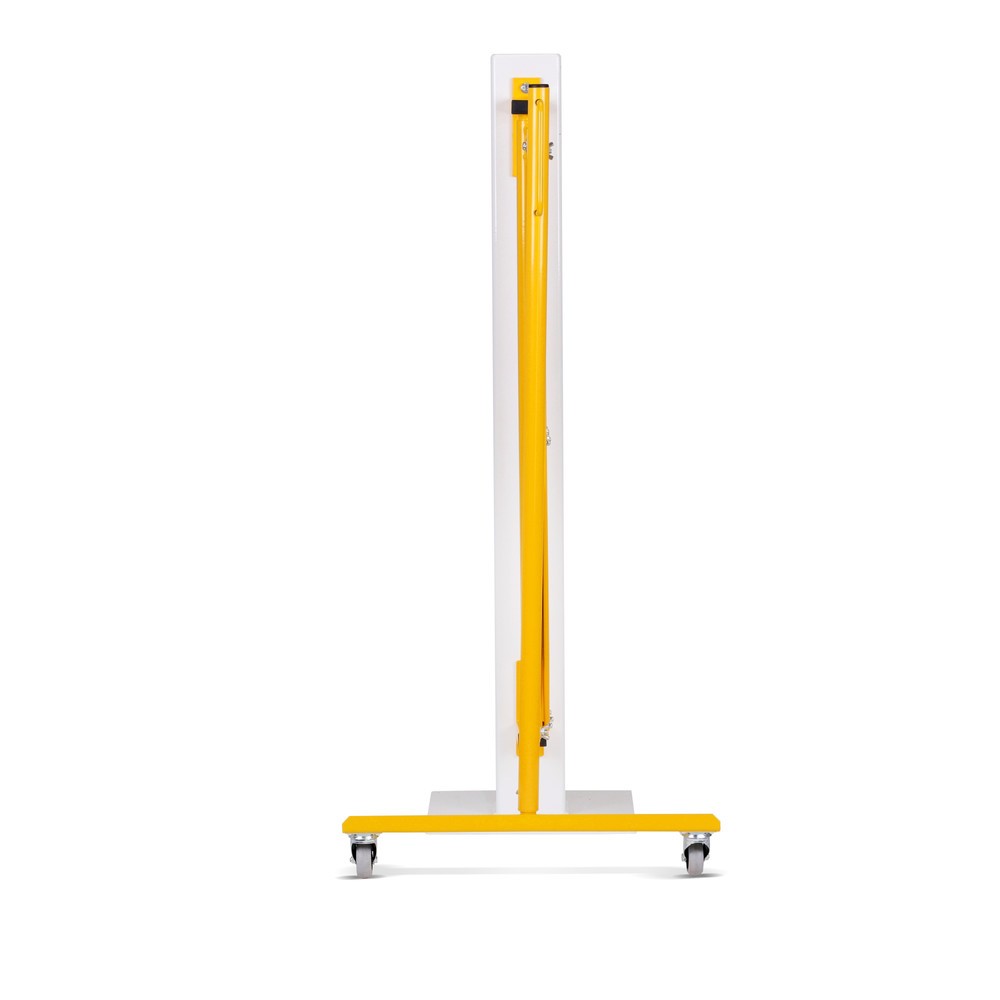 Produktabbildung Nr. 3: dancop Scherengitter, Rollen einseitig, Wandmontage, Breite 4.000 mm, schwarz/gelb
