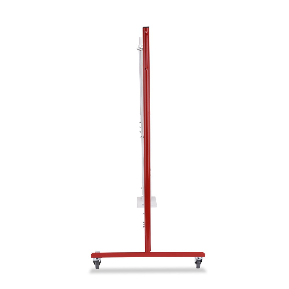Produktabbildung Nr. 7: dancop Scherengitter mit Sperrpfosten, Ø 60 mm, Breite 3.600 mm, rot/weiß