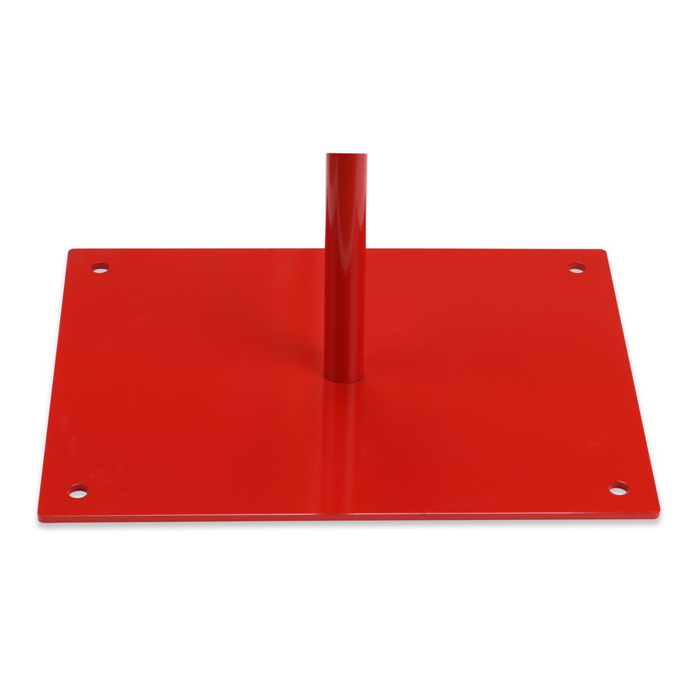 Produktabbildung Nr. 11: dancop Scherengitter-Set, 2 Rollenfüße, 2 Fußplatten, Breite 2x 2.000 mm, rot/weiß