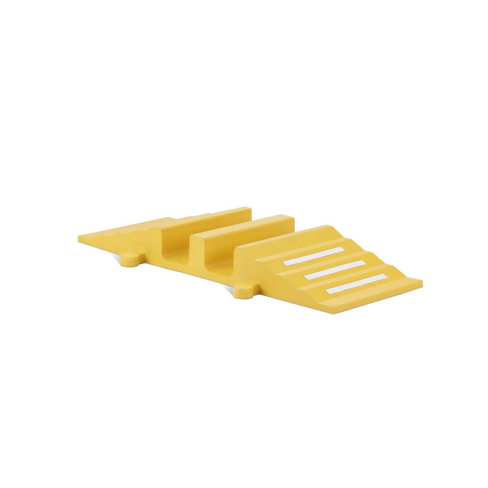 Produktabbildung Nr. 2: dancop Schlauch- und Kabelbrücke, Rampe, Breite 300 mm, gelb