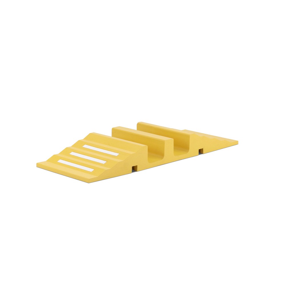 Produktabbildung Nr. 4: dancop Schlauch- und Kabelbrücke, Rampe, Breite 300 mm, gelb