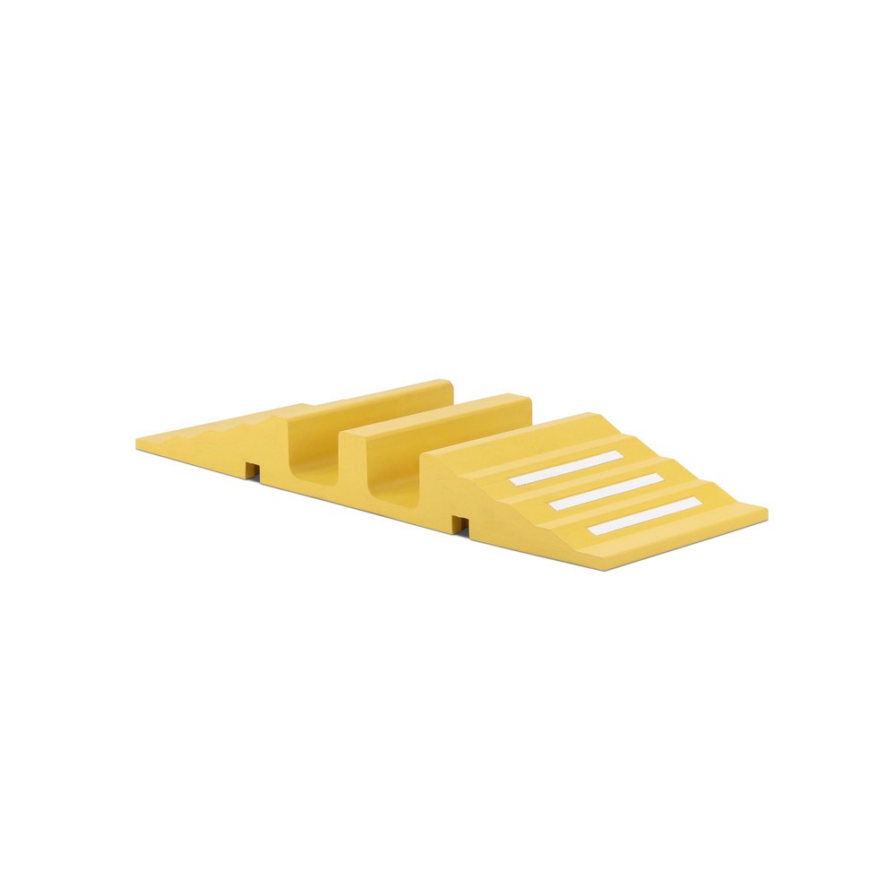 Produktabbildung Nr. 6: dancop Schlauch- und Kabelbrücke, Rampe, Breite 300 mm, gelb