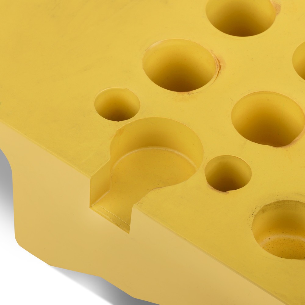Produktabbildung Nr. 10: dancop Schlauch- und Kabelbrücke, Rampe, Breite 300 mm, gelb