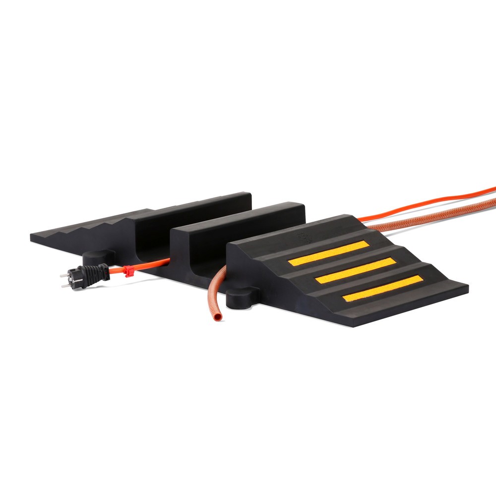 Produktabbildung Nr. 11: dancop Schlauch- und Kabelbrücke, Rampe, Breite 300 mm, schwarz