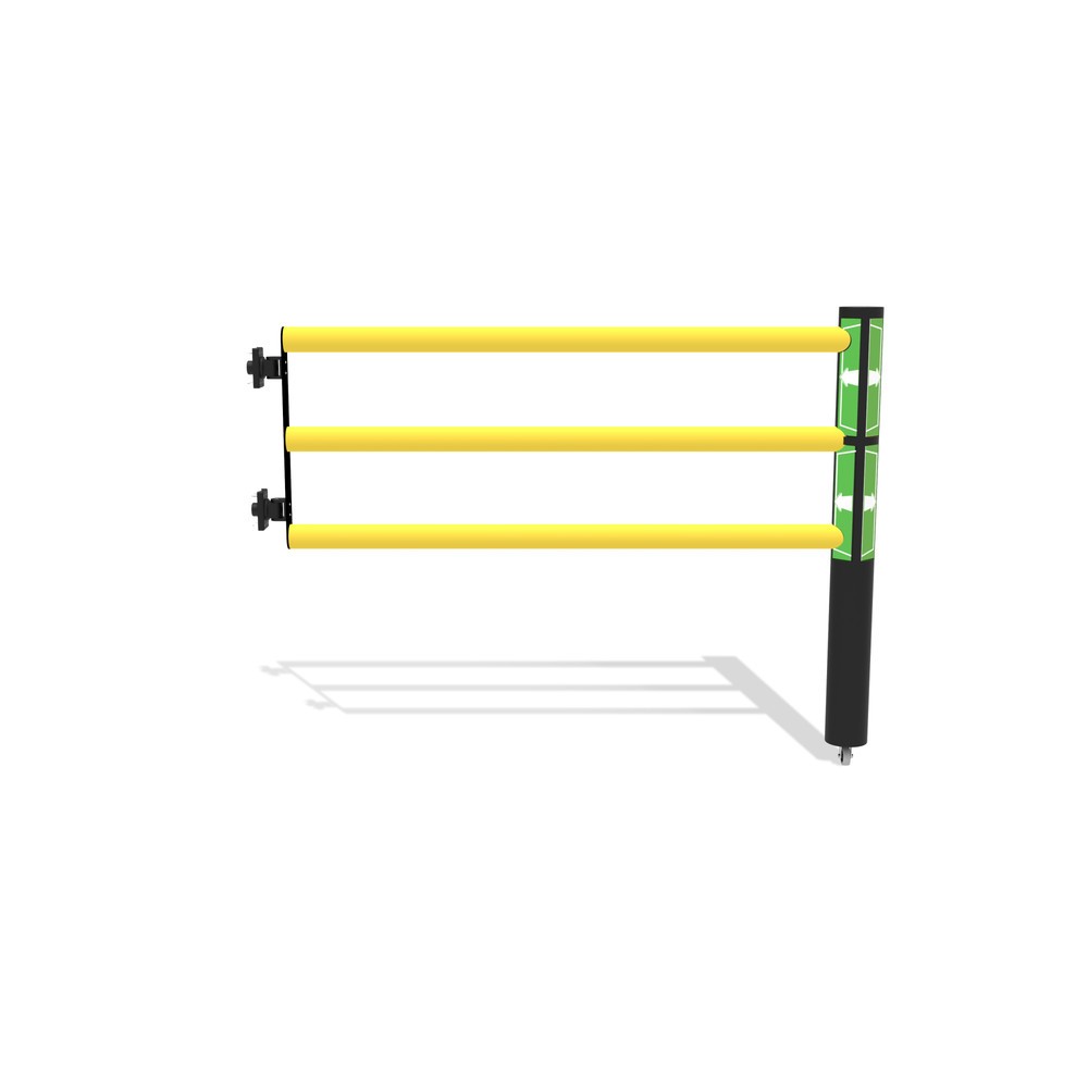 Produktabbildung: Dancop Schwingtür für Rammschutzgeländer "Delta", Innen- und Außenbereich, HxB  1.200 x 1.500 mm