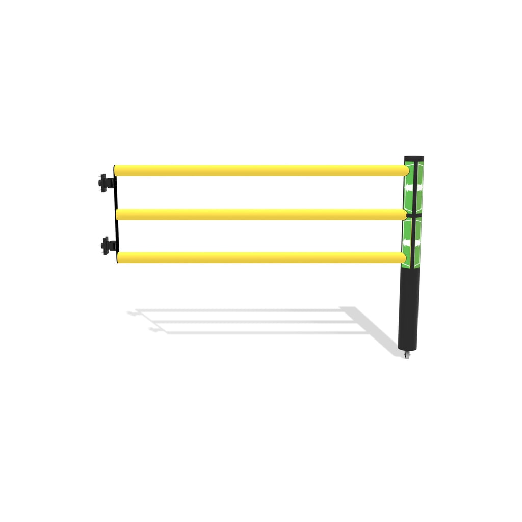 Produktabbildung: Dancop Schwingtür für Rammschutzgeländer "Delta", Innen- und Außenbereich, HxB  1.200 x 1.750 mm