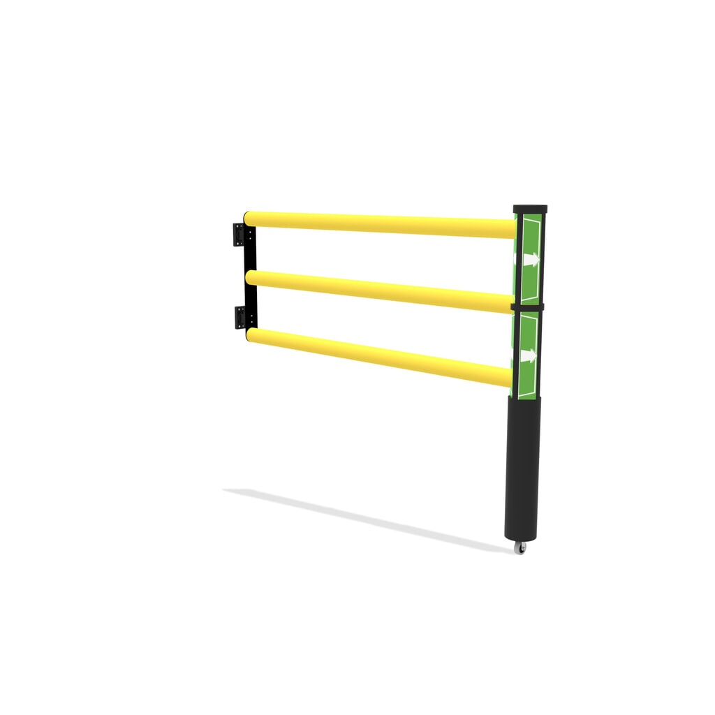 Dancop Schwingtür für Rammschutzgeländer "Delta", Innen- und Außenbereich, HxB 1.200 x 1.500 mm Produktabbildung Nr. 2: Dancop Schwingtür für Rammschutzgeländer "Delta", Innen- und Außenbereich, HxB 1.200 x 1.500 mm