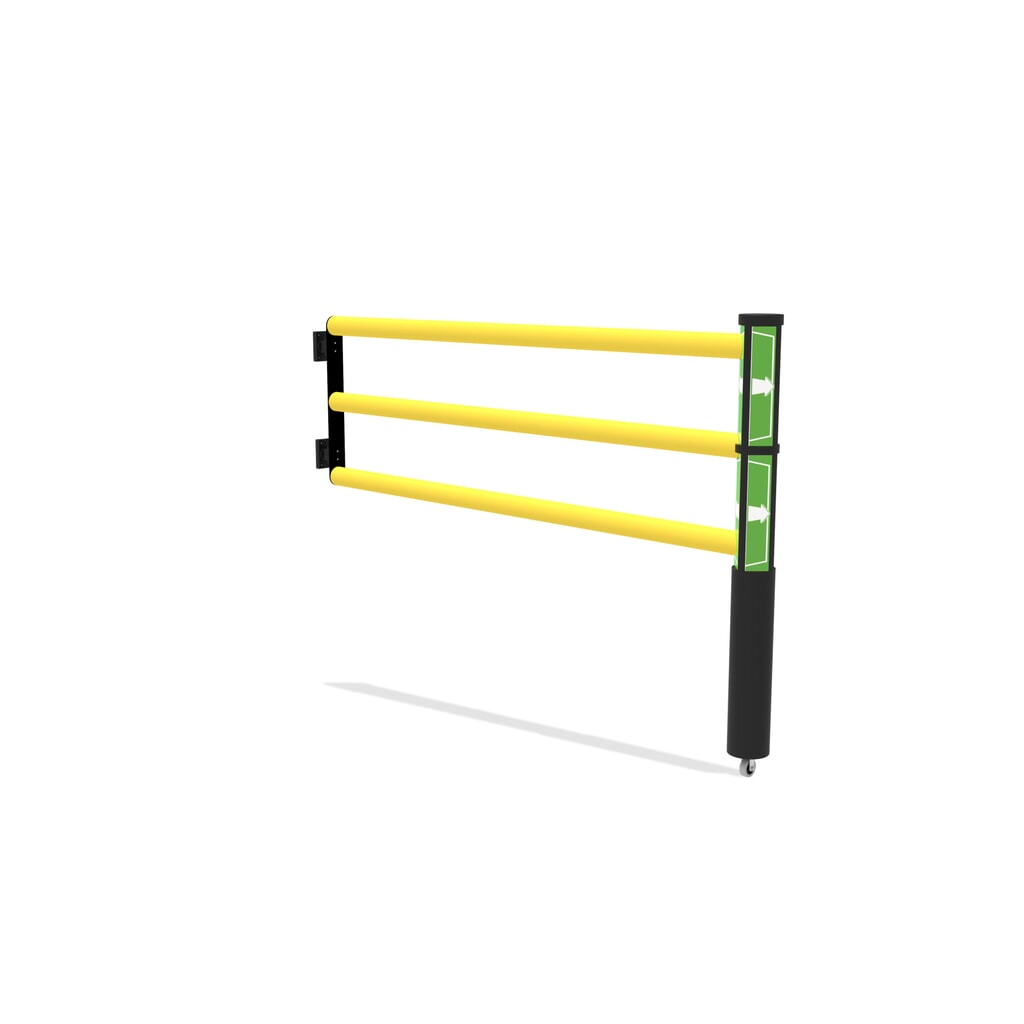 Produktabbildung Nr. 2: Dancop Schwingtür für Rammschutzgeländer "Delta", Innen- und Außenbereich, HxB  1.200 x 1.750 mm