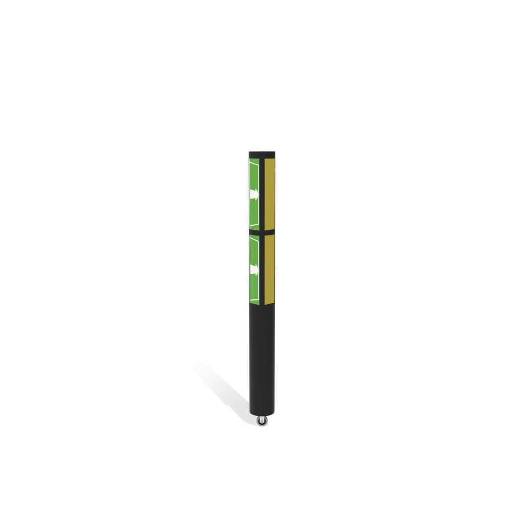 Produktabbildung Nr. 3: Dancop Schwingtür für Rammschutzgeländer "Delta", Innen- und Außenbereich, HxB  1.200 x 1.500 mm