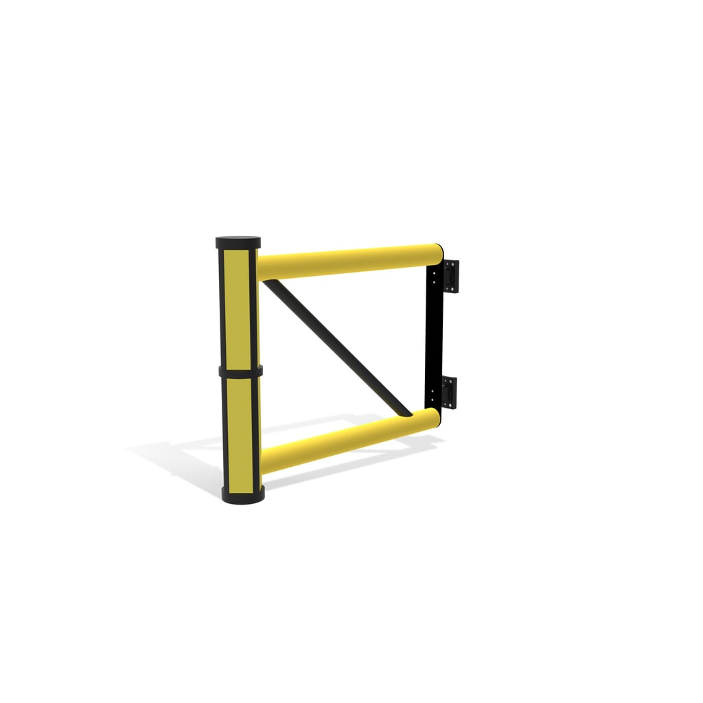 Dancop Schwingtür für Rammschutzgeländer "Delta", Innen- und Außenbereich, HxB 1.200 x 800 mm Produktabbildung Nr. 4: Dancop Schwingtür für Rammschutzgeländer "Delta", Innen- und Außenbereich, HxB 1.200 x 800 mm