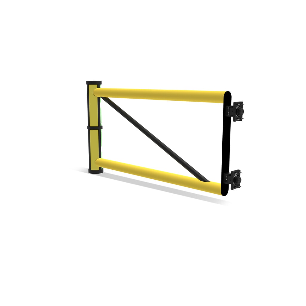 Dancop Schwingtür für Rammschutzgeländer "Delta", Innen- und Außenbereich, HxB 1.200 x 1.200 mm Produktabbildung Nr. 4: Dancop Schwingtür für Rammschutzgeländer "Delta", Innen- und Außenbereich, HxB 1.200 x 1.200 mm