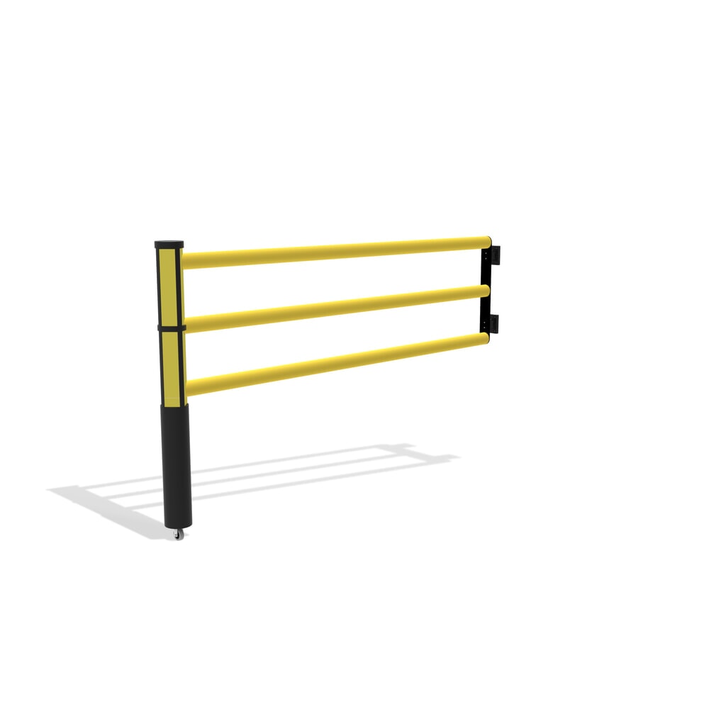 Dancop Schwingtür für Rammschutzgeländer "Delta", Innen- und Außenbereich, HxB 1.200 x 2.000 mm Produktabbildung Nr. 4: Dancop Schwingtür für Rammschutzgeländer "Delta", Innen- und Außenbereich, HxB 1.200 x 2.000 mm