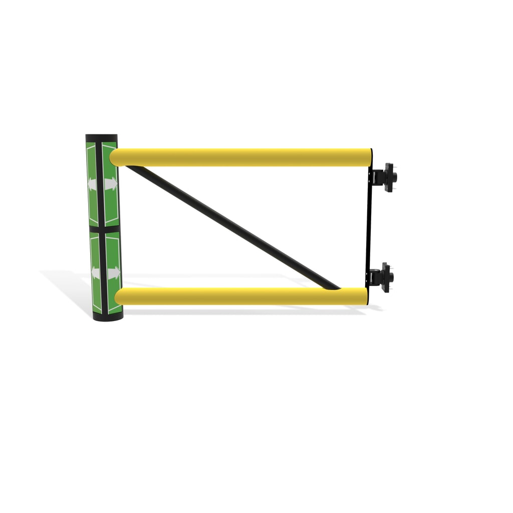 Dancop Schwingtür für Rammschutzgeländer "Delta", Innen- und Außenbereich, HxB 1.200 x 1.000 mm Produktabbildung Nr. 5: Dancop Schwingtür für Rammschutzgeländer "Delta", Innen- und Außenbereich, HxB 1.200 x 1.000 mm