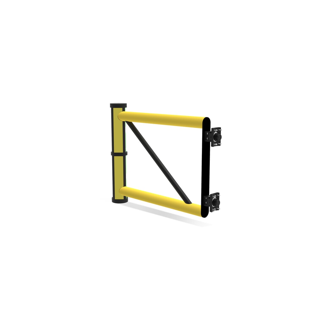 Dancop Schwingtür für Rammschutzgeländer "Delta", Innen- und Außenbereich, HxB 1.200 x 800 mm Produktabbildung Nr. 6: Dancop Schwingtür für Rammschutzgeländer "Delta", Innen- und Außenbereich, HxB 1.200 x 800 mm