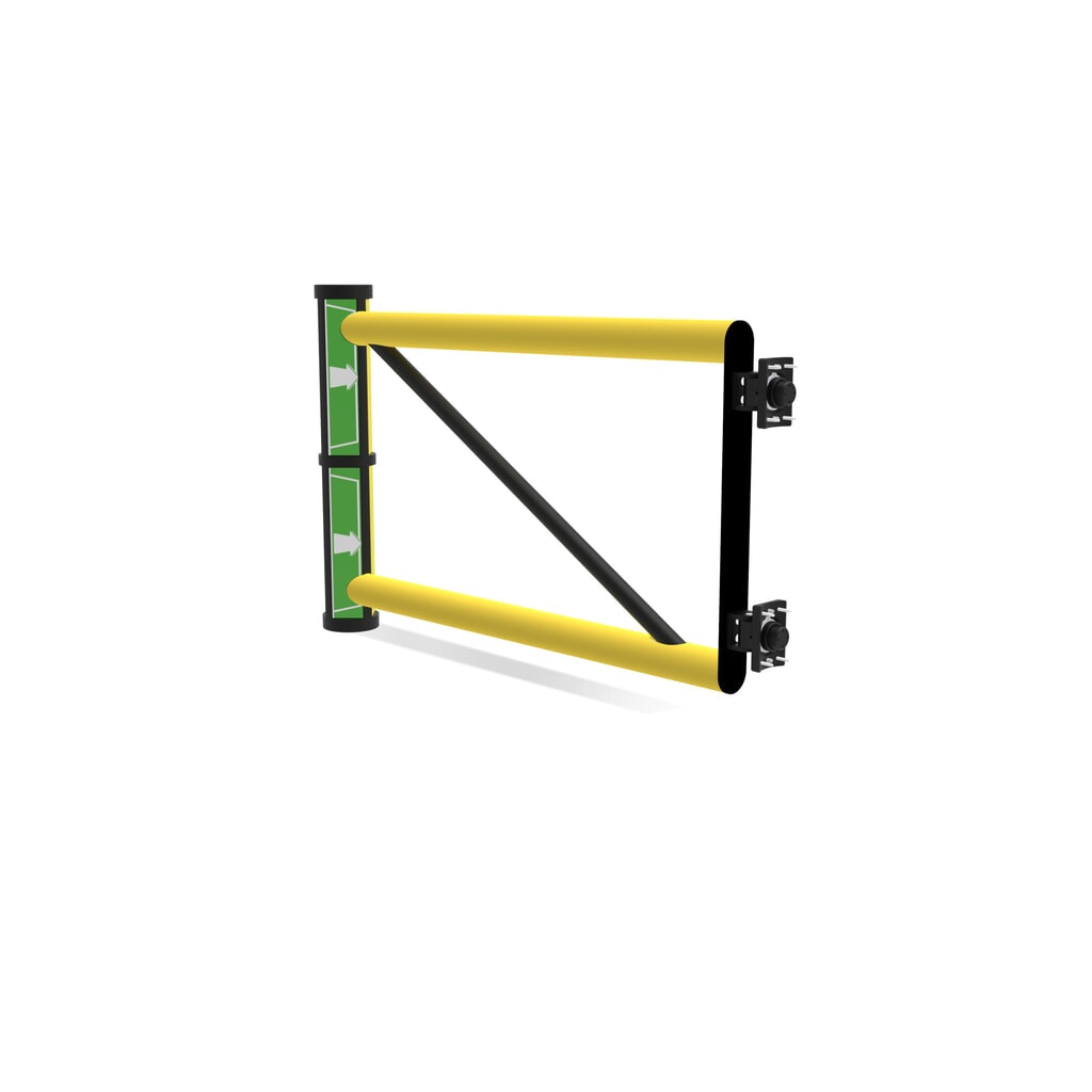 Dancop Schwingtür für Rammschutzgeländer "Delta", Innen- und Außenbereich, HxB 1.200 x 1.000 mm Produktabbildung Nr. 6: Dancop Schwingtür für Rammschutzgeländer "Delta", Innen- und Außenbereich, HxB 1.200 x 1.000 mm