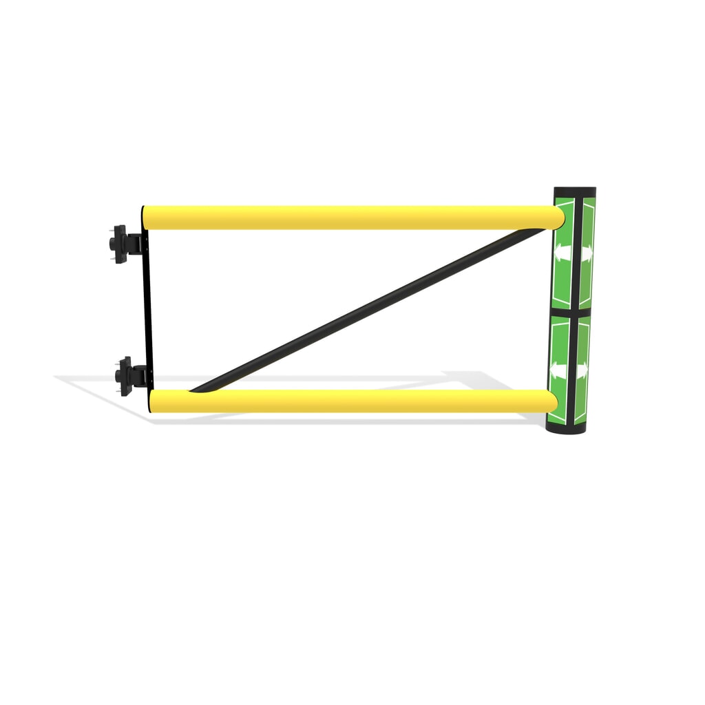 Dancop Schwingtür für Rammschutzgeländer "Delta", Innen- und Außenbereich, HxB 1.200 x 1.200 mm Produktabbildung Nr. 7: Dancop Schwingtür für Rammschutzgeländer "Delta", Innen- und Außenbereich, HxB 1.200 x 1.200 mm
