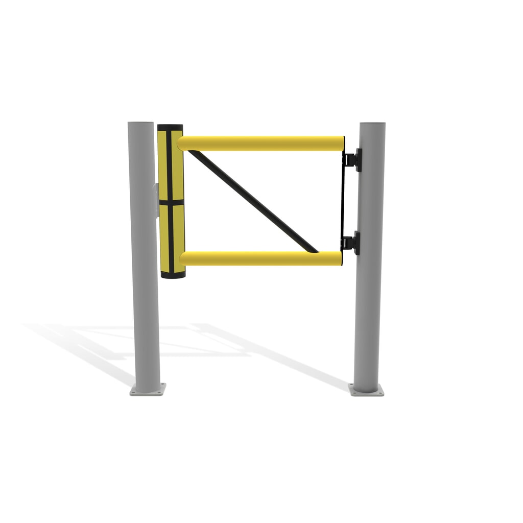Dancop Schwingtür für Rammschutzgeländer "Delta", Innen- und Außenbereich, HxB 1.200 x 800 mm Produktabbildung Nr. 11: Dancop Schwingtür für Rammschutzgeländer "Delta", Innen- und Außenbereich, HxB 1.200 x 800 mm