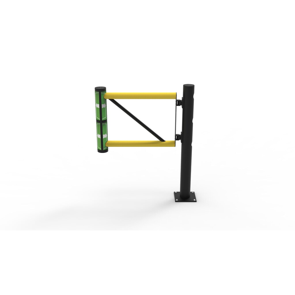 Dancop Schwingtür für Rammschutzgeländer "Delta", Innen- und Außenbereich, HxB 1.200 x 800 mm Produktabbildung Nr. 12: Dancop Schwingtür für Rammschutzgeländer "Delta", Innen- und Außenbereich, HxB 1.200 x 800 mm