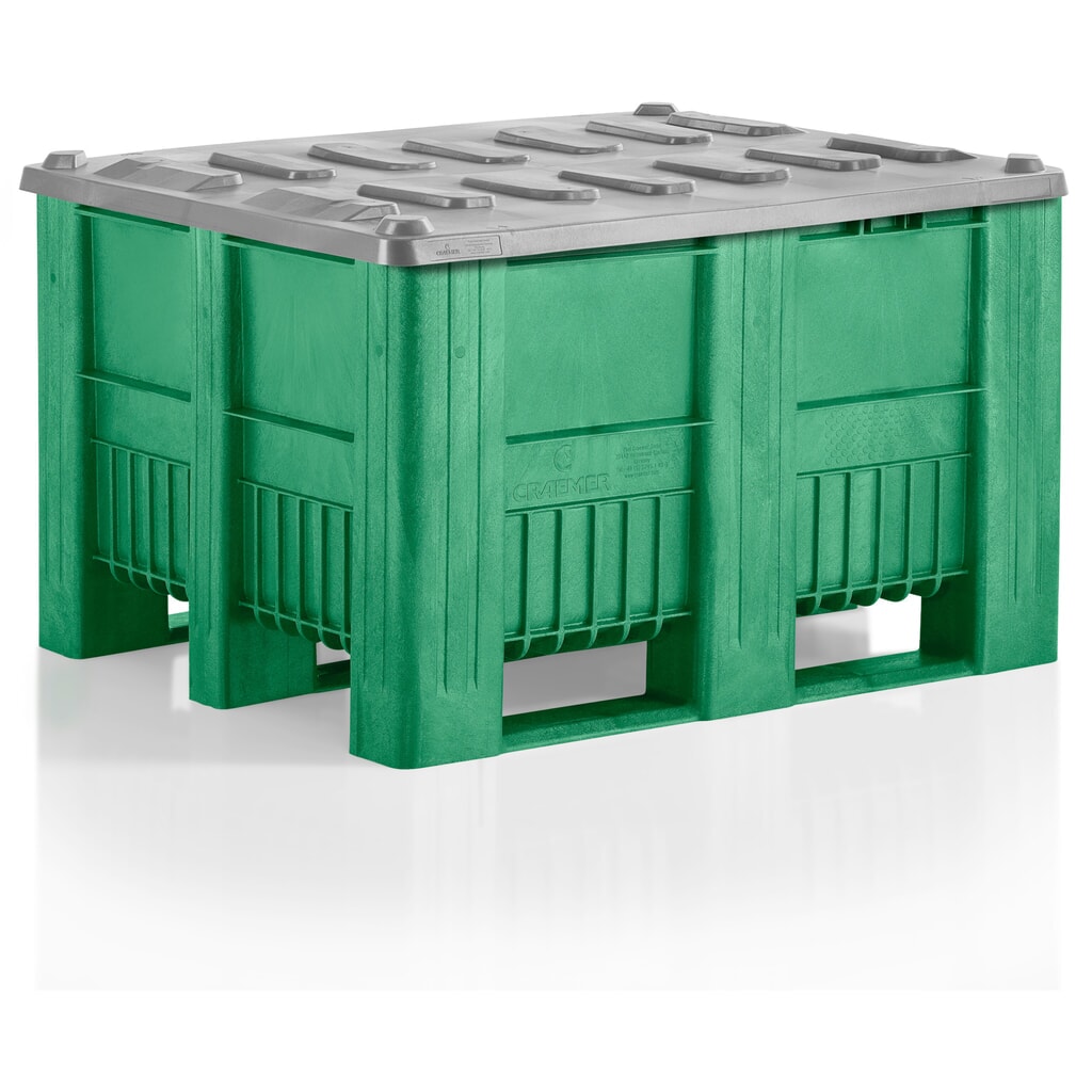 Produktabbildung Nr. 6: Deckel für CRAEMER Palettenbox, 1.200 x 1.000 x 760 mm, grau