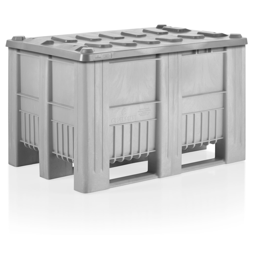 Deckel für CRAEMER Palettenbox, 1.200 x 1.000 x 760 mm, grau Produktabbildung Nr. 7: Deckel für CRAEMER Palettenbox, 1.200 x 1.000 x 760 mm, grau