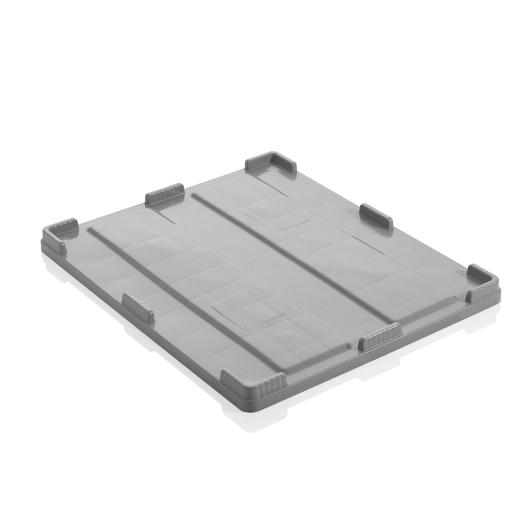 Deckel für CRAEMER Palettenbox, extrem widerstandsfähig, 1.200 x 1.000 x 790 mm, hellgrau Produktabbildung: Deckel für CRAEMER Palettenbox, extrem widerstandsfähig, 1.200 x 1.000 x 790 mm, hellgrau